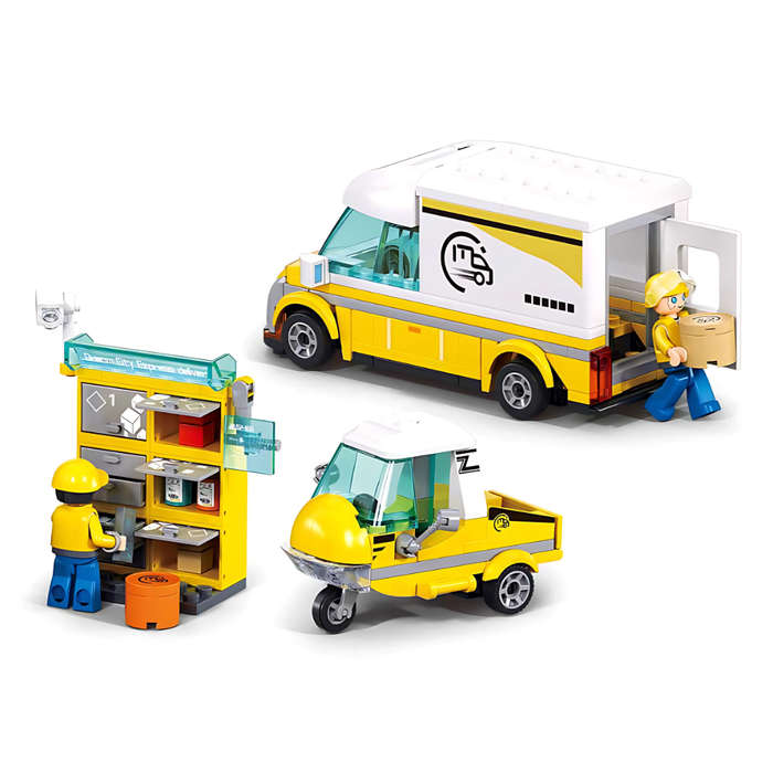 Sluban Building Set: Metropolis - Indoor Express - 255 Pieces