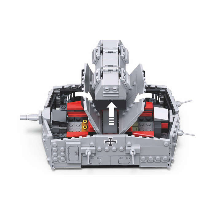Sluban Building Set: Army - Assault Tank WWI - 47Vs - 506 Pieces