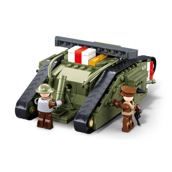 Sluban Building Set: Army - WWI Mark V Tank Offensive - 516 Pieces