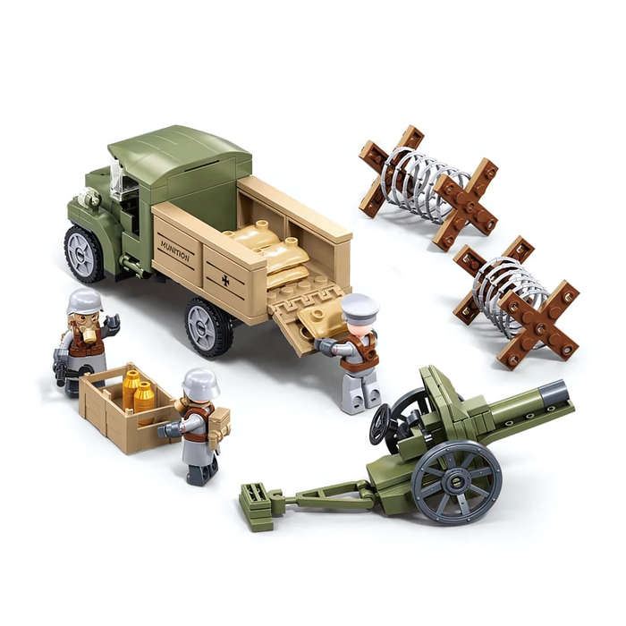 Sluban Building Set: Army - WWI Mark V Tank Offensive - 516 Pieces