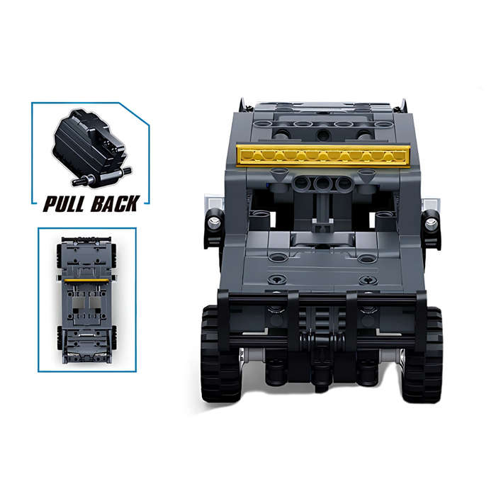 Sluban Building Set: Power Bricks - Pullback Hummer Car - 228 Pieces