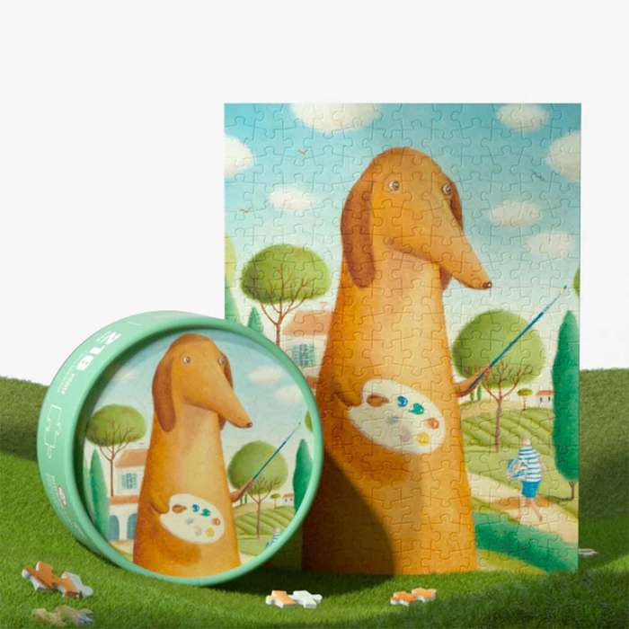 Mideer - Pocket Series Mini Puzzle - Wild Artist - 216pcs