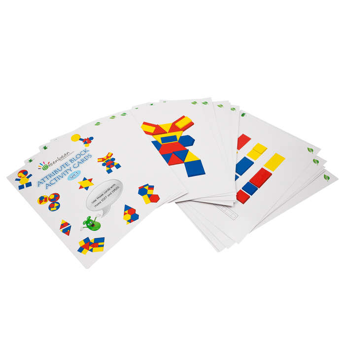 EDX Education - Activity Cards & Booklet - Attribute Blocks- 20pcs