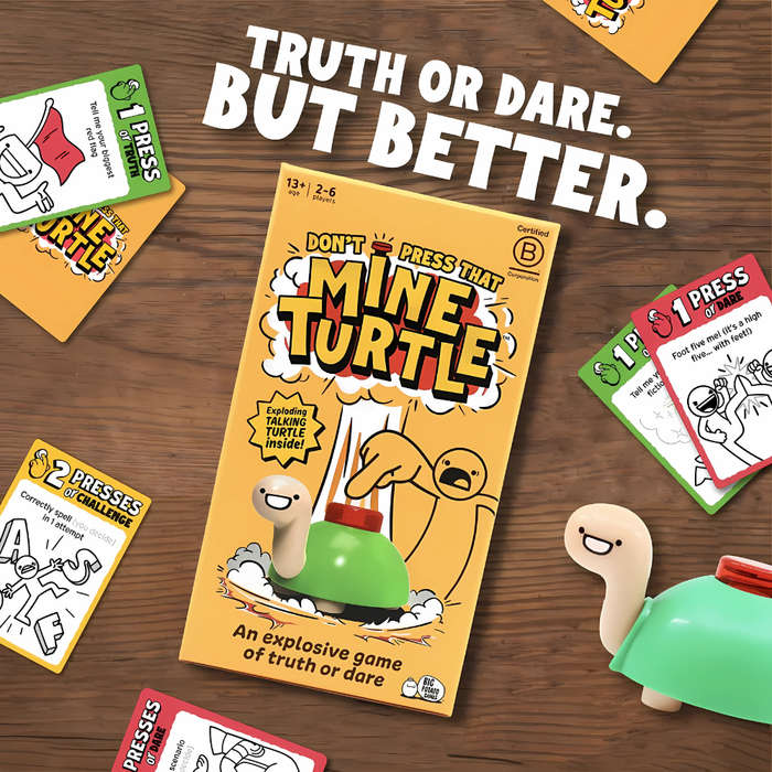 Big Potato Games - Mine Turtle: Truth or Dare Party Game - 2-6 Players