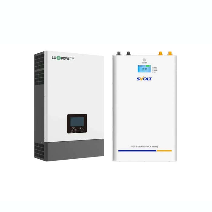 LUXPOWER 5KW Off-Grid Inverter & SVOLT 5.43kWh Lithium Battery Package