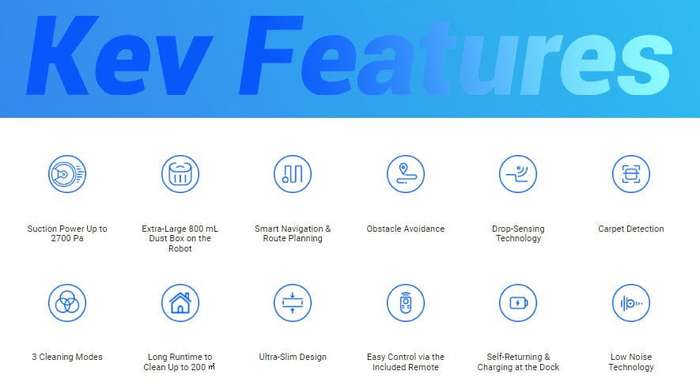 EZVIZ RC3 Smart Navigation Robot Vacuum
