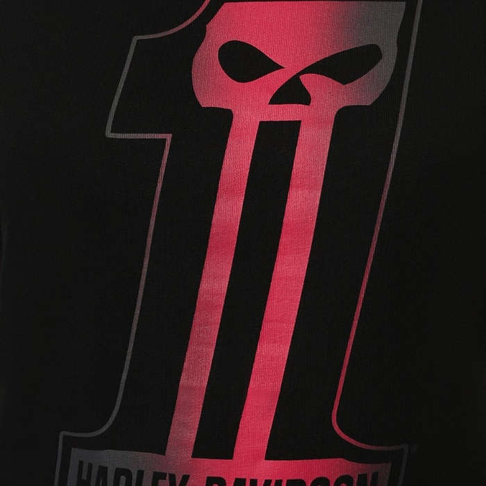 Women's #1 Skull Graphic Tee - L