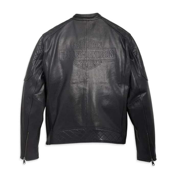 Mens Mechanic Leather Jacket - L