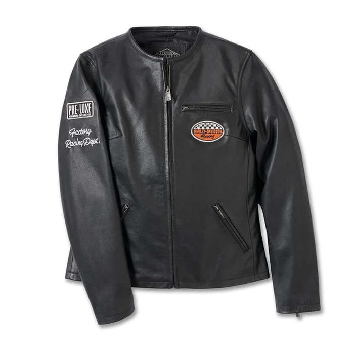 Women's 120th Anniversary Cafe Racer Leather Jacket - XL
