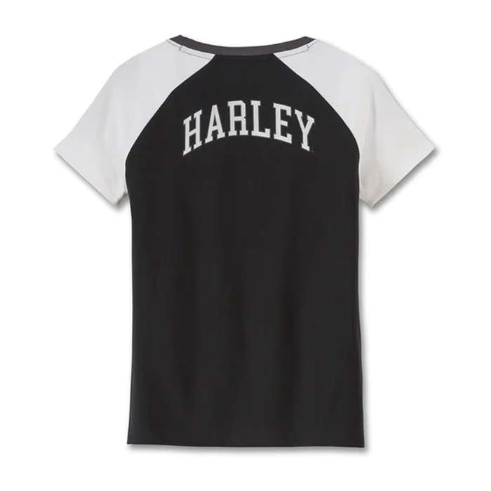 Women's United Raglan Tee - Colorblocked - Black Beauty - L