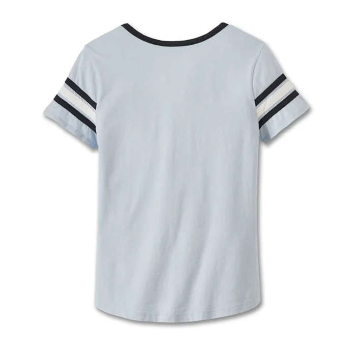 Women's American Notch Neck Tee - Skyway - 1W