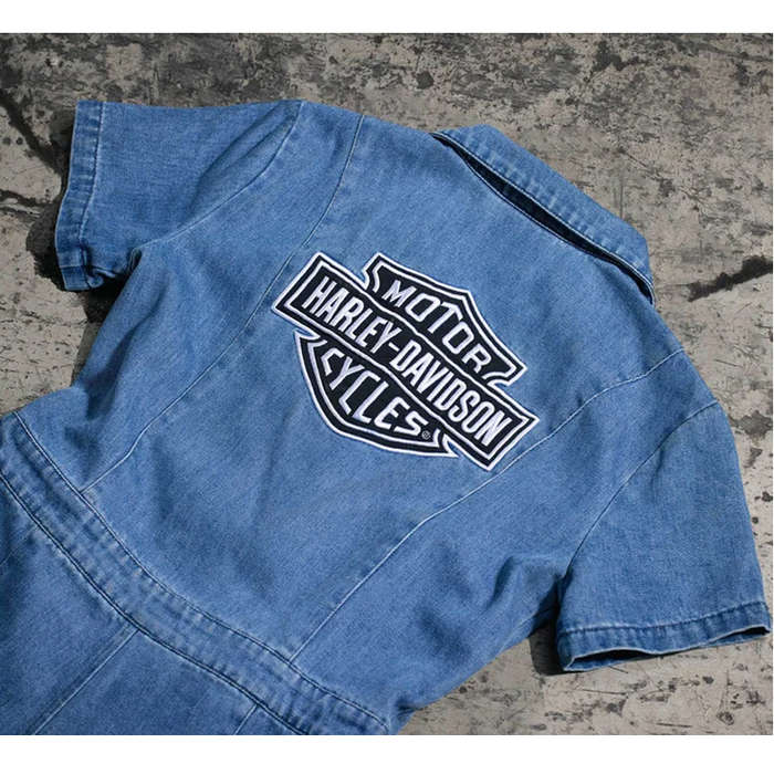 Women's Hero Denim Jumpsuit - XL