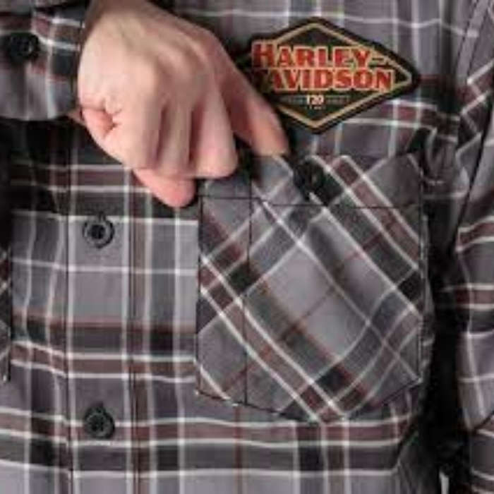 Mens 120th Anniversary Plaid Shirt  Grey Plaid - M