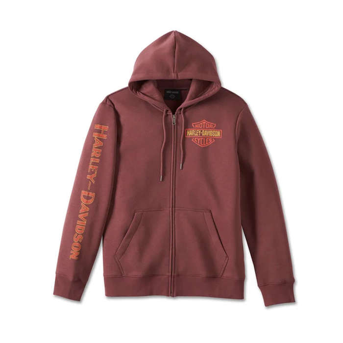 Men's Classic Eagle Zip-Up Hoodie - M