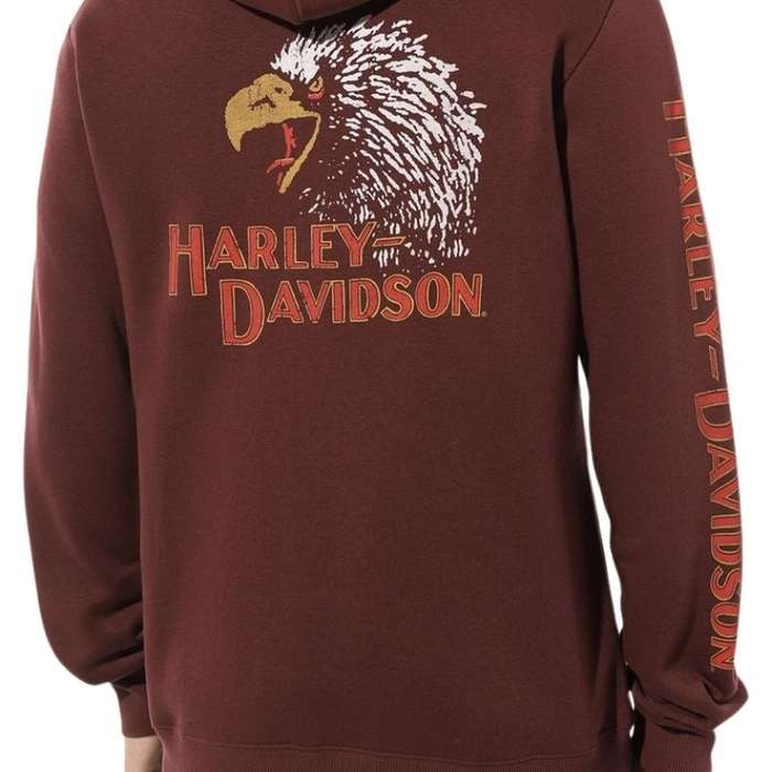 Men's Classic Eagle Zip-Up Hoodie - M