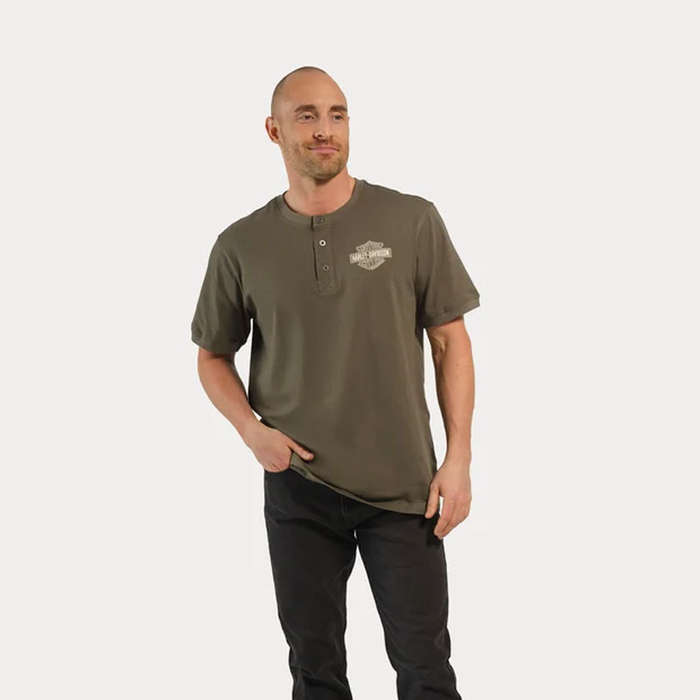 Men's Combustion Henley - Grape Leaf - L