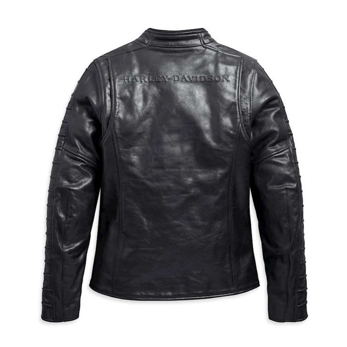 Women's Ozello Perforated Leather Jacket - XL