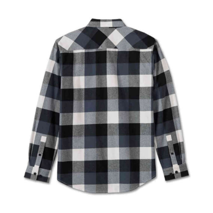 Men's Essence Long Sleeve Plaid Flannel Shirt - M
