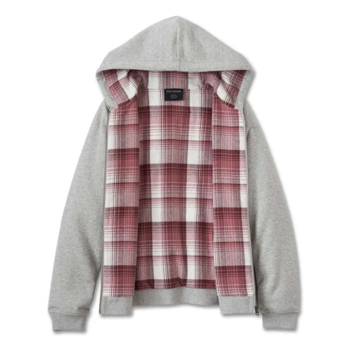 Women's Forever Flannel Lined Full Zip Hoodie - S