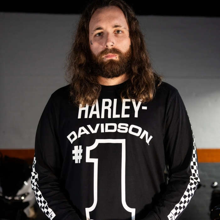 Men's #1 Racing Long Sleeve Tee - M