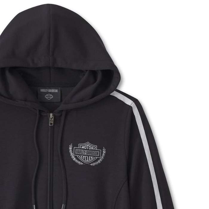 Women's Racing Scuba Zip Front Hoodie - L