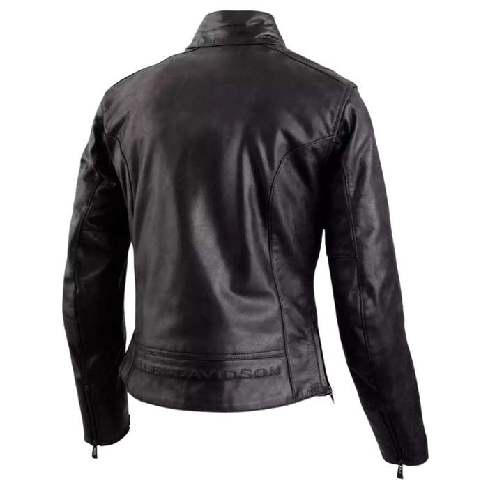 Womens Monovale Leather Jacket - S