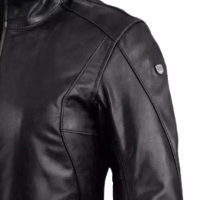 Womens Monovale Leather Jacket - S