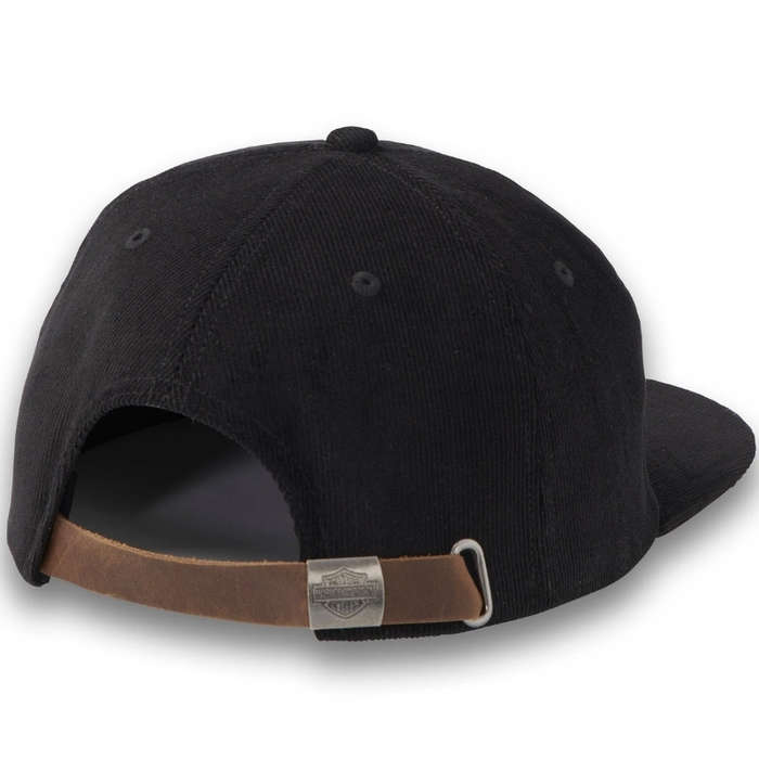 Mens Stacked Bar & Shield 5-Panel Baseball Cap