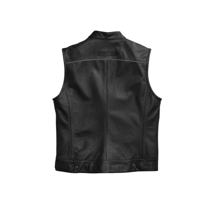 Men's Foster Leather Vest - 2XL
