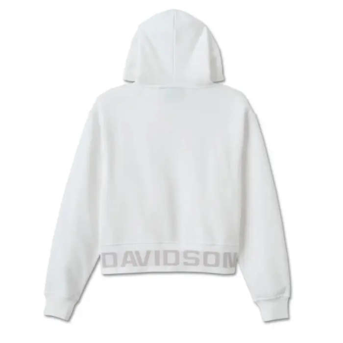 Women's Cropped Full Zip Hoodie - 2XL