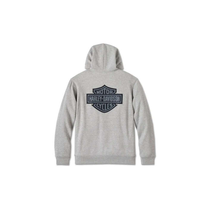 Men's Bar & Shield Plaid Lined Zip-Up Hoodie - 2XL