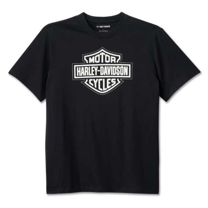 Men's Bar & Shield Short Sleeve Pajama Set - M