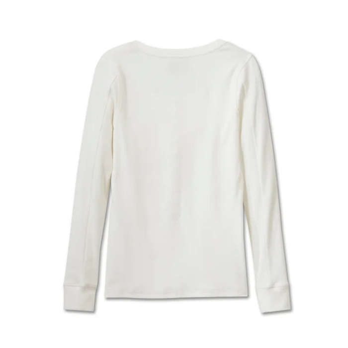 Women's Timeless Long Sleeve Henley - M
