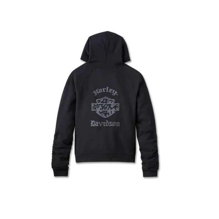 Women's Wild Cat Bar & Shield Raglan Hoodie - M