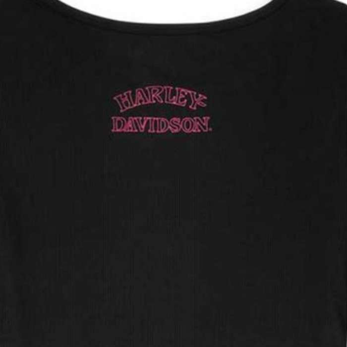 Women's Rhinestone Willie G Skull Baseball Hem Tee - M