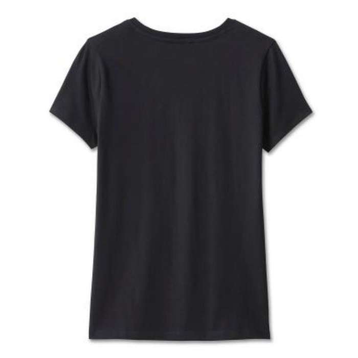 Womens 120th Anniversary United V-Neck Tee  Black Beauty - XL