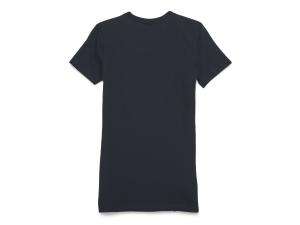 Womens 120th Anniversary United V-Neck Tee  Black Beauty - XL