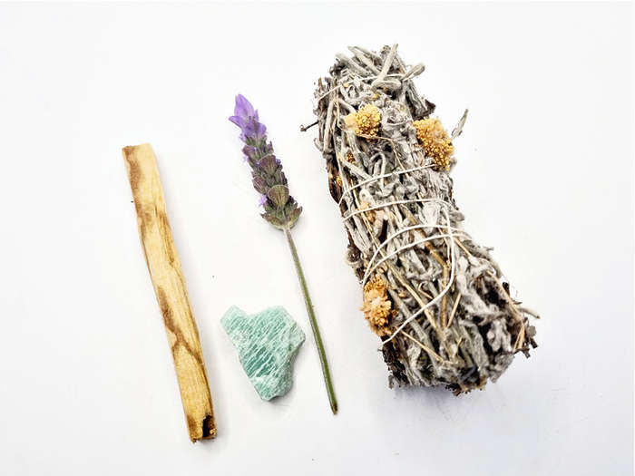 Smudge Stick Healing Combo (Amazonite)
