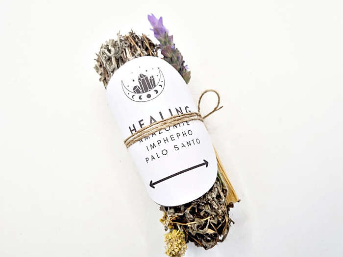 Smudge Stick Healing Combo (Amazonite)