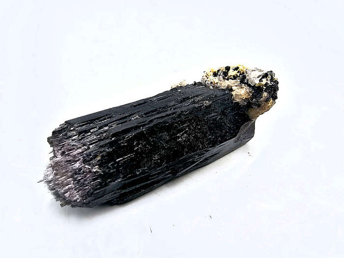 Black Tourmaline Rough R (106g) Muscovite Inclusions
