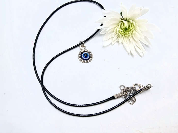 Evil Eye Necklace Mini Flower