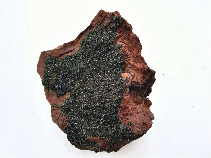 Libethenite on Ironstone Matrix D (356g) Rare