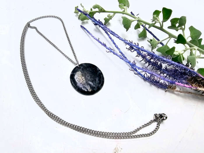 Merlinite (Gabbro) Necklace Round