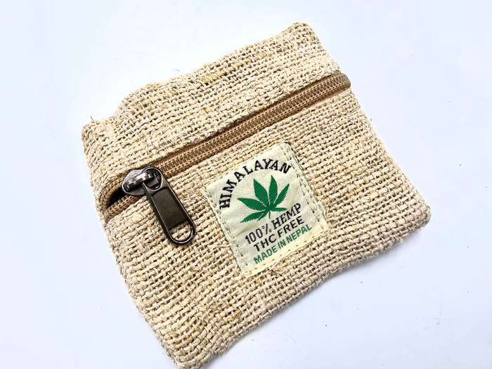 Hemp Coin Pouch (Pure Hemp)