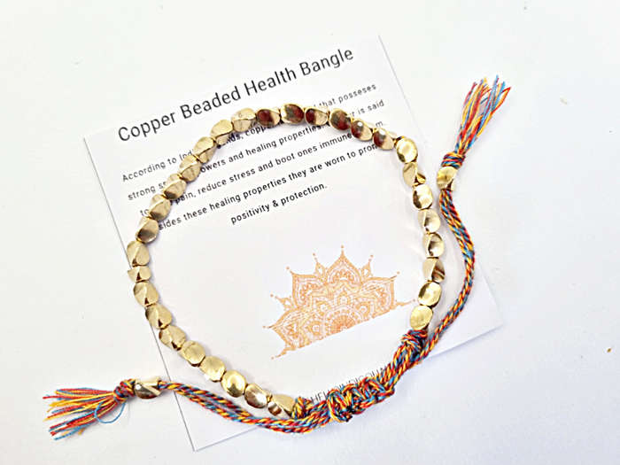 Copper Beads Bracelet
