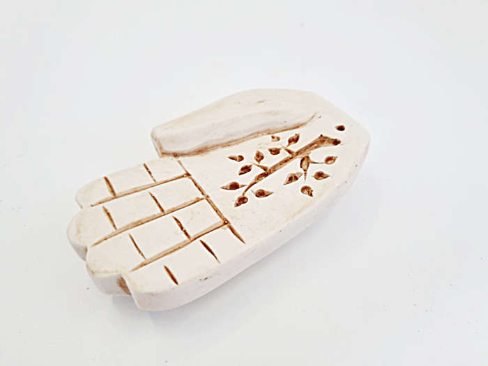 Hand Incence Incense holder White