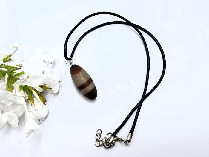 Shiva Lingam Stone Necklace (2-3cm)