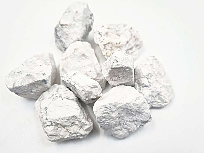 White Howlite Rough Crystal Pieces