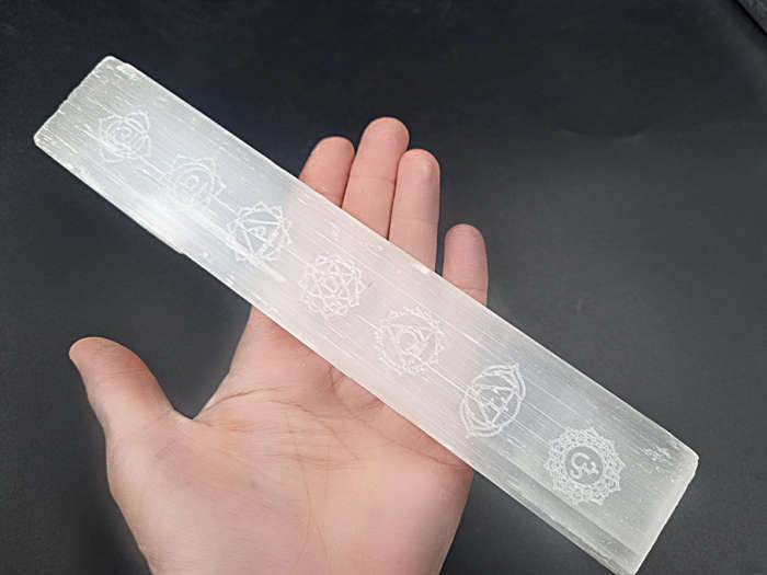 Selenite Chakra Slab (20cm)