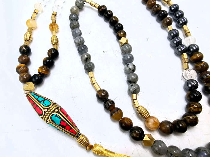 Aurora Guardian Mala Necklace